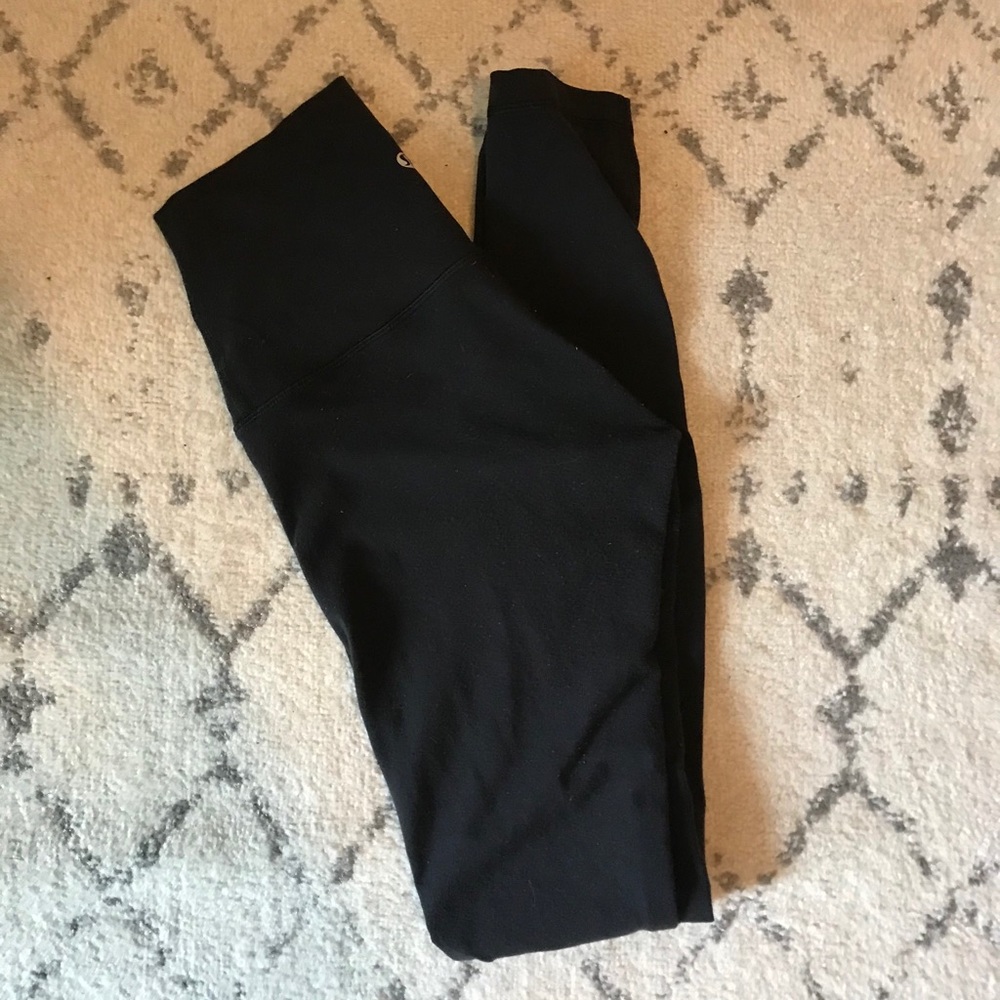 LuluLemon Wunder Under Full Length Black Legging